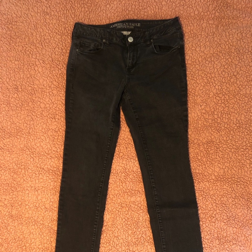 American Eagle skinny straight jeans, size 14 long